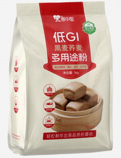低GI黑麦荞麦多用途粉