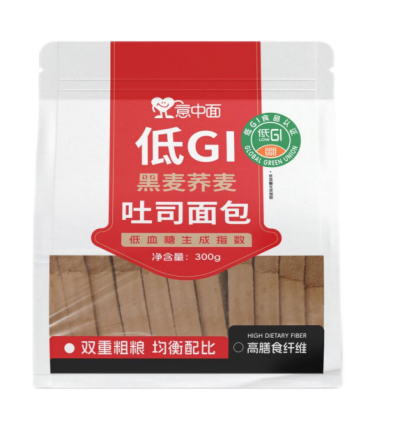 低GI黑麦荞麦吐司