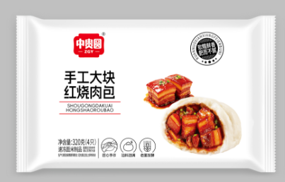 手工大块红烧肉包