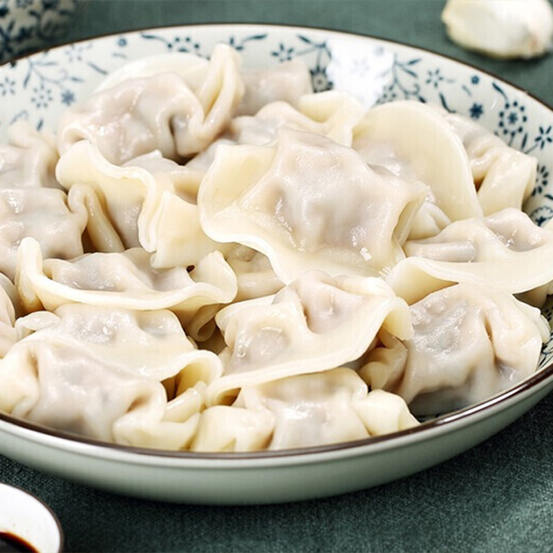 手工花边水饺