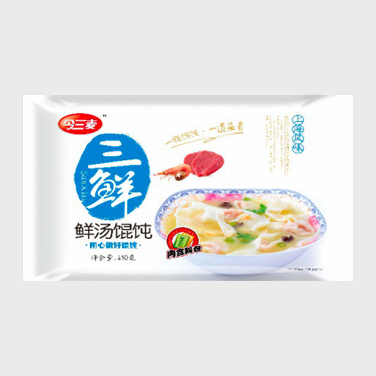 三鲜鲜汤馄饨