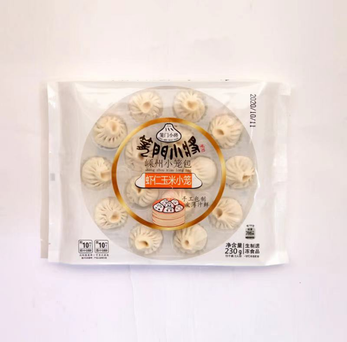 笼门小将嵊州小笼包虾仁玉米小笼
