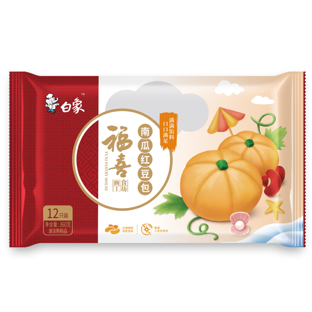 白象福喜南瓜红豆包